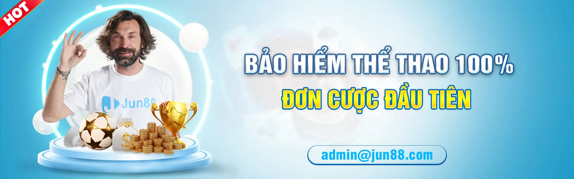 Cá cược thể thao tại jun88 sẽ được bảo hiểm vốn